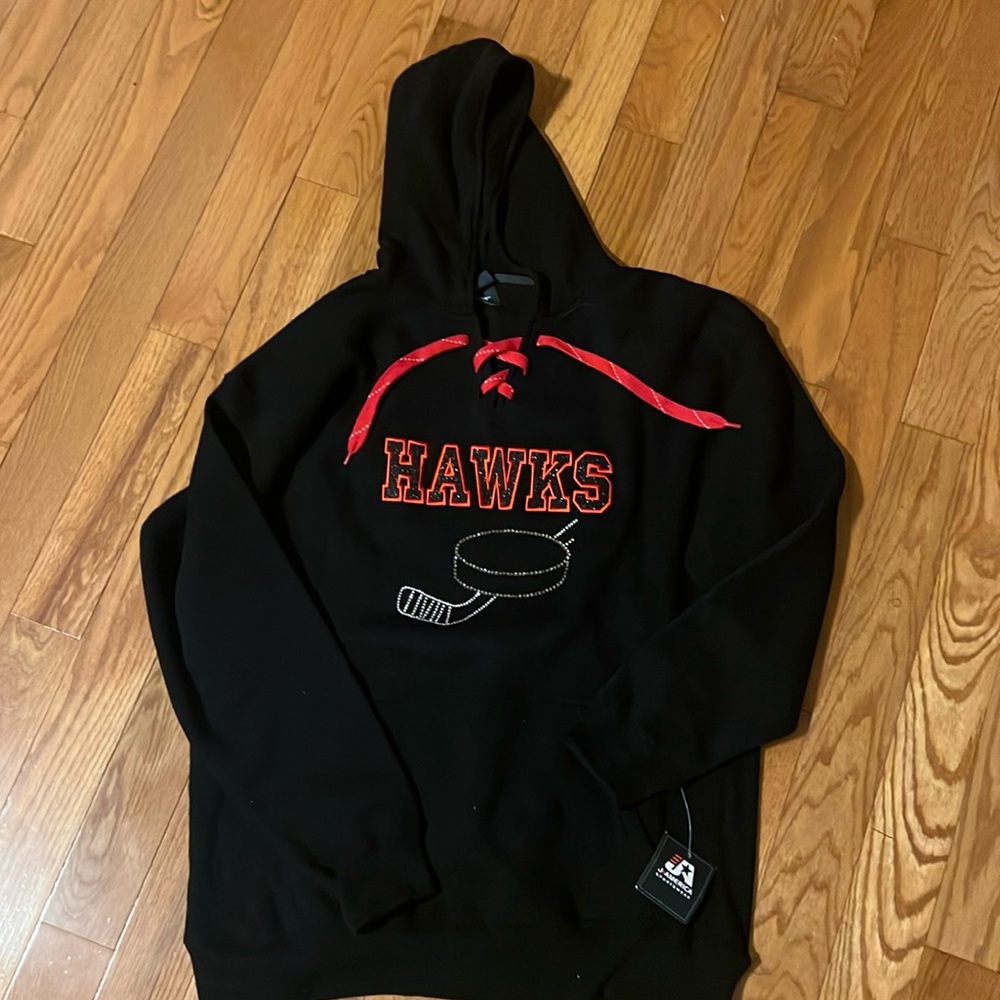 Sequin Hawks Hooded  Sweatshirt